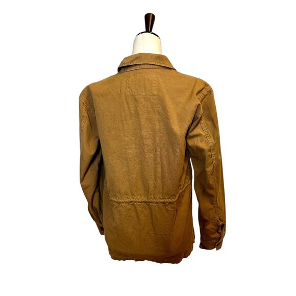 J.Crew Camel Utility Button Barn Jacket • Women’s Light Brown Workwear Field - Picture 4 of 9